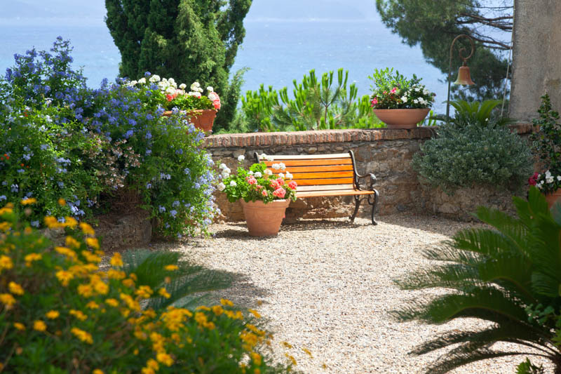 Mediterranean garden, Gravel garden
