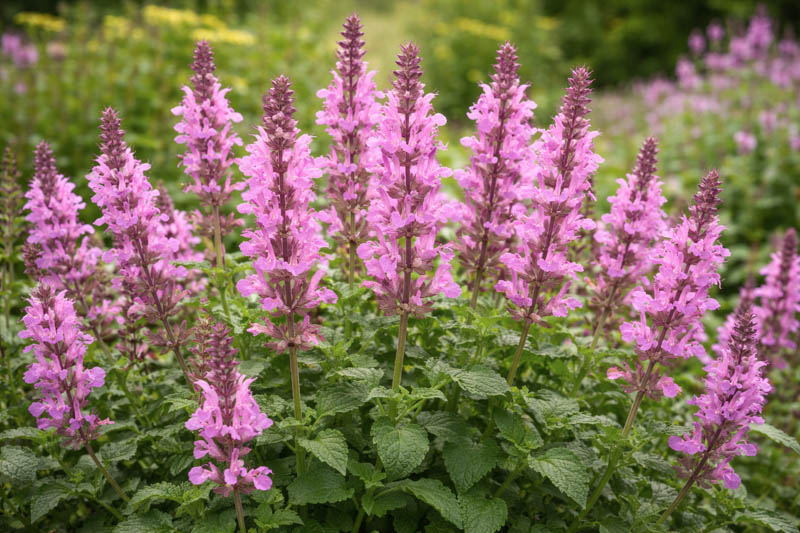 Salvia Nemorosa 'Rose Marvel', Sage 'Rose Marvel', Balkan Clary 'Rose Marvel', Steppe Sage 'Rose Marvel', Pink Sage, Pink Salvia