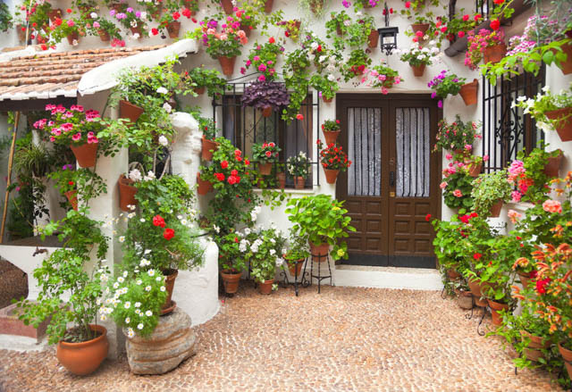 Small Garden, Courtyard, Courtyard Garden, Mediterranean Garden, Patio