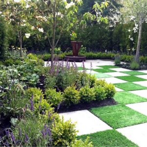 Garden ideas, Landscaping ideas, Contemporary Garden, Small garden, Chekerboard, Thomas Kyle Landscape Designer