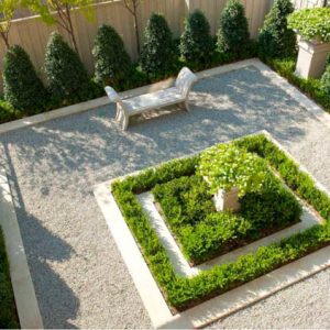Garden Ideas, Landscape design, Small garden, Small Courtyard, French Garden, Parterre, Isler Home, Topiary