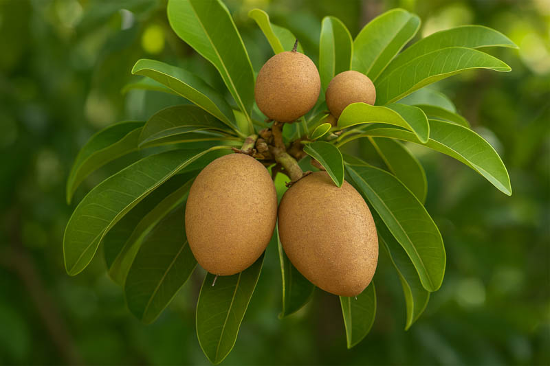 Sapodilla, Sapota, Chikoo, Naseberry, Sapota Plum, Sapodilla Plum, Manilkara zapota