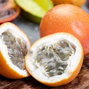 Sweet Granadilla, Granadilla, Grenadia, Water Lemon, Granada China, Sugar Fruit, Sweet Grenadilla, Passion Flower, Passiflora ligularis