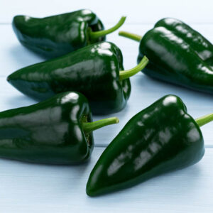 Poblano, Poblano Pepper, Ancho Pepper (when dried), Ancho (when dried), Chile Poblano, Capsicum annuum Poblano