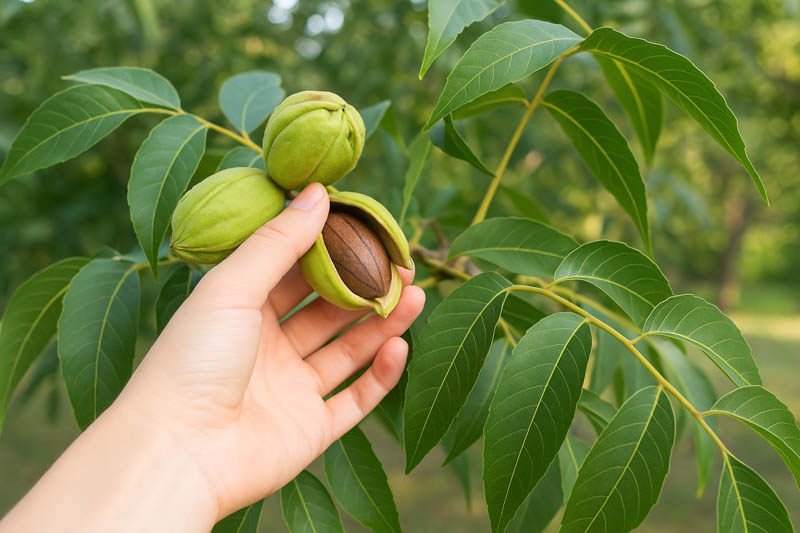 Pecan, Pecan Tree, Sweet Pecan, Pecan Hickory, Pecan Nut, Pecan Nuts, Nuts, Carya illinoinensis,