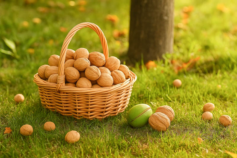Walnut, English Walnut, Persian Walnut, European Walnut, French Walnut, Juglans regia