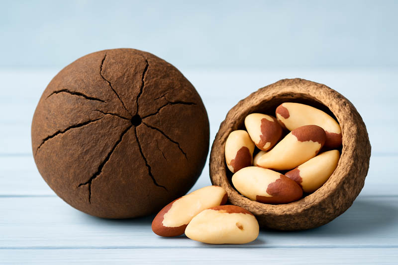 Brazil Nuts, Brazil Nut, Brazil Nut Tree, Castanha-do-Pará, Para Nut, Amazon Nut, Bertholletia excelsa