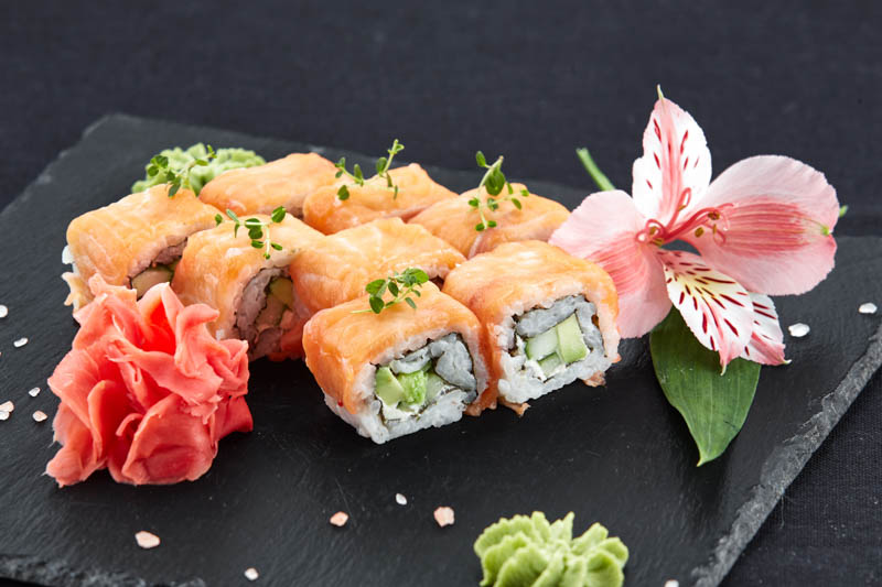 sushi, Wasabi, Japanese Horseradish, Eutrema japonicum, Alliaria wasabi, Cochlearia wasabi, Eutrema wasabi, Wasabia japonica, Wasabia wasabi