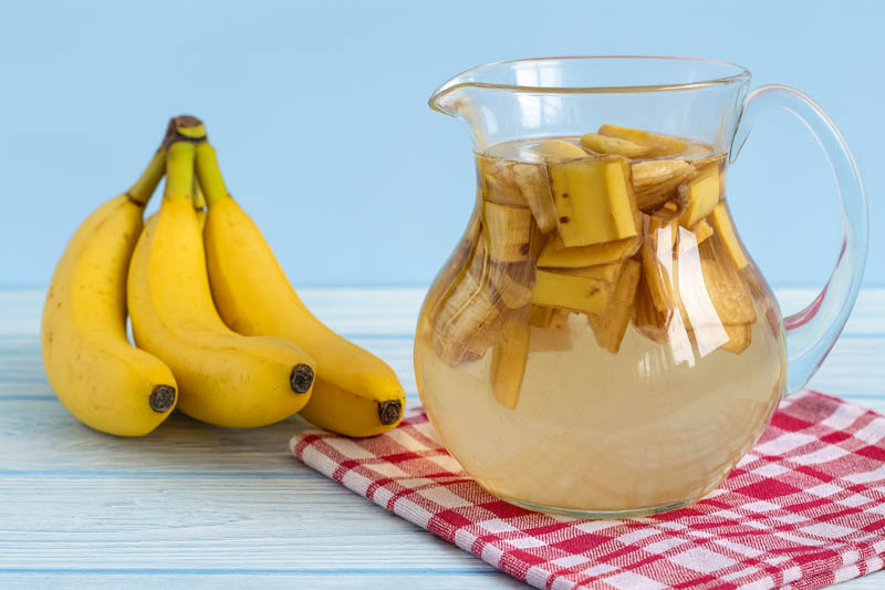 Banana Peel Tea, Banana Tea, Banana Peel Fertilizer