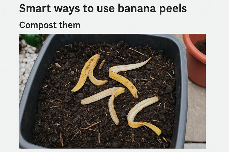 Banana Peel Composting