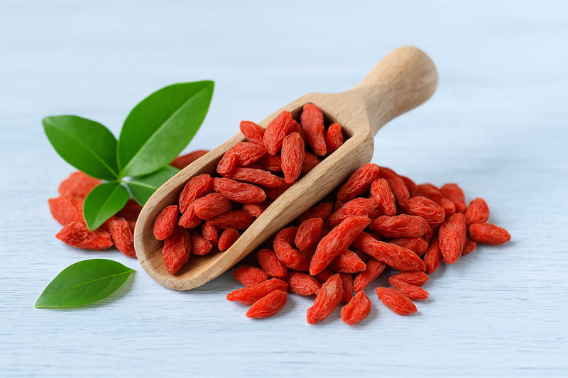 Dried Goji Berries, Goji Berry, Wolfberry, Chinese Wolfberry, Matrimony Vine, Lycium barbarum