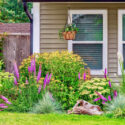 Pollinator Garden with liatris, rudbeckia, sedum and grasses