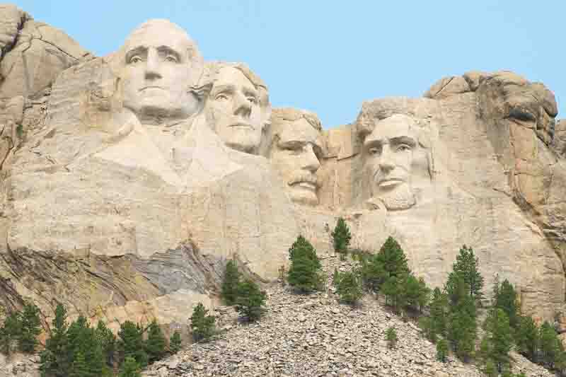 Mount Rushmore National Memorial in South Dakota, USA
