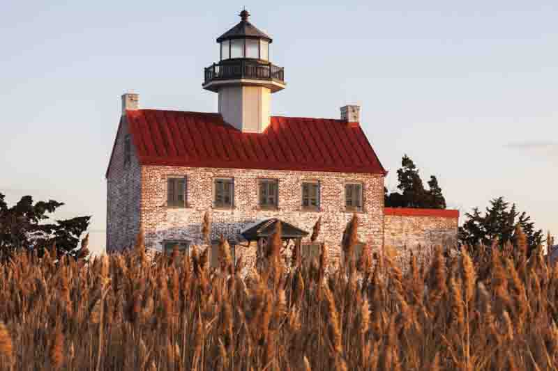East Point Lighthouse in New Jersey. New Jersey, USA.