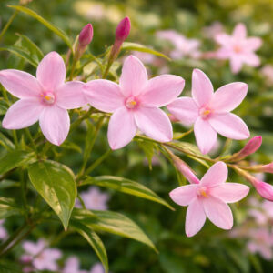 Jasminum × stephanense, Stephan Jasmine, Pink Jasmine, Hardy Jasmine, Climbing Jasmine, Madagascar Jasmine