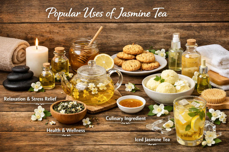 Popular uses of jasmine tea