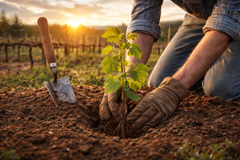 When to Plant Grapes, Planting grapes