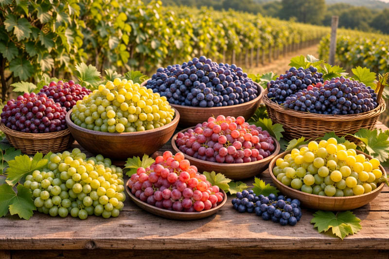 Best grapes for zone 6, A bounty of grapes on display in zone 6