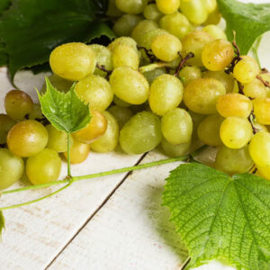 Himrod Grape, Seedless Himrod Grape on a white table