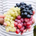 Various types of grapes