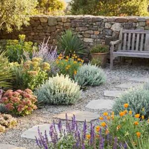Drought tolerant Mediterranean Garden and Plants