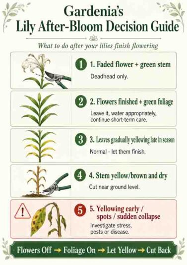 Gardenia’s Lily After-Bloom Guide