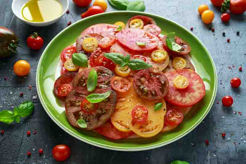 Tomato Brandyine, Beefsteak Tomato, Solanum lycopersicum 'Brandywine'