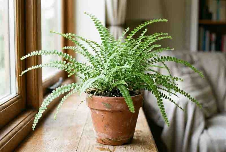 Nephrolepis cordifolia 'Duffii', Lemon Button Fern
