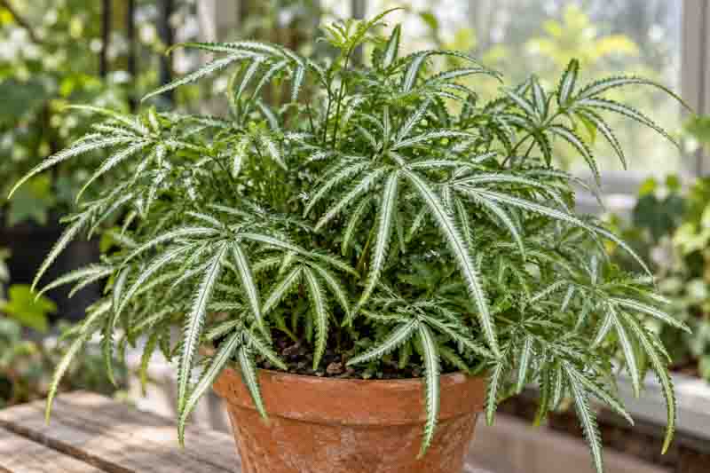 Pteris ensiformis 'Victoriae' (Slender Brake Fern)